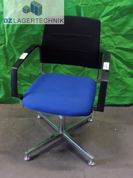 Besucherstuhl SSI Proline Visit S3 blau/schwarz – Bild 2
