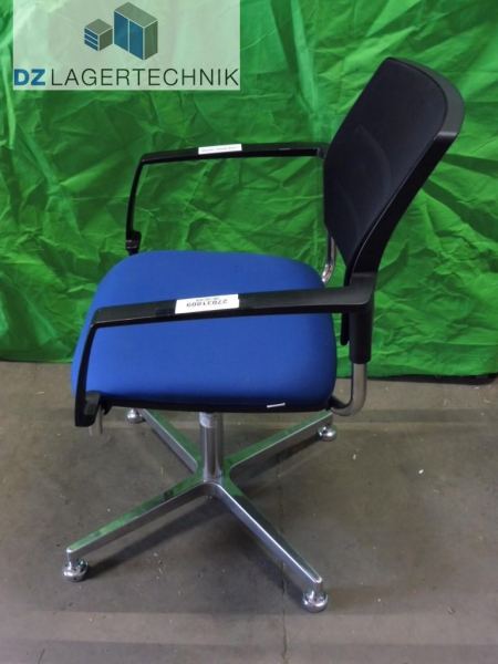 Besucherstuhl SSI Proline Visit S3 blau/schwarz – Bild 3