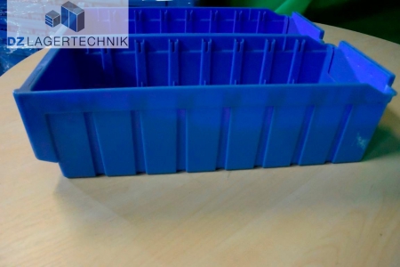 RK 421 Regalkiste in blau gebraucht von SSI Schäfer 408x162x115 – Bild 4