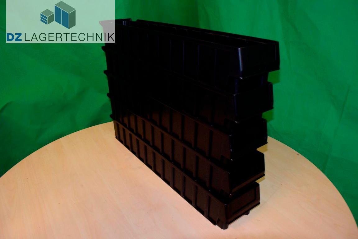 Regalbox RK 619-02 in schwarz von SSI Schäfer 599x116x90