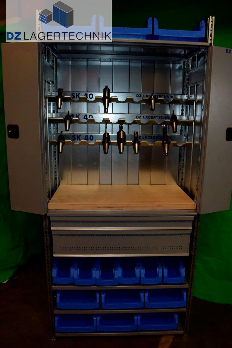 SSI Schäfer R3000 Fräsehalterregal SK40 Tiefe 800 mm x Feldbreite 994 mm / 995 mm – Bild 9