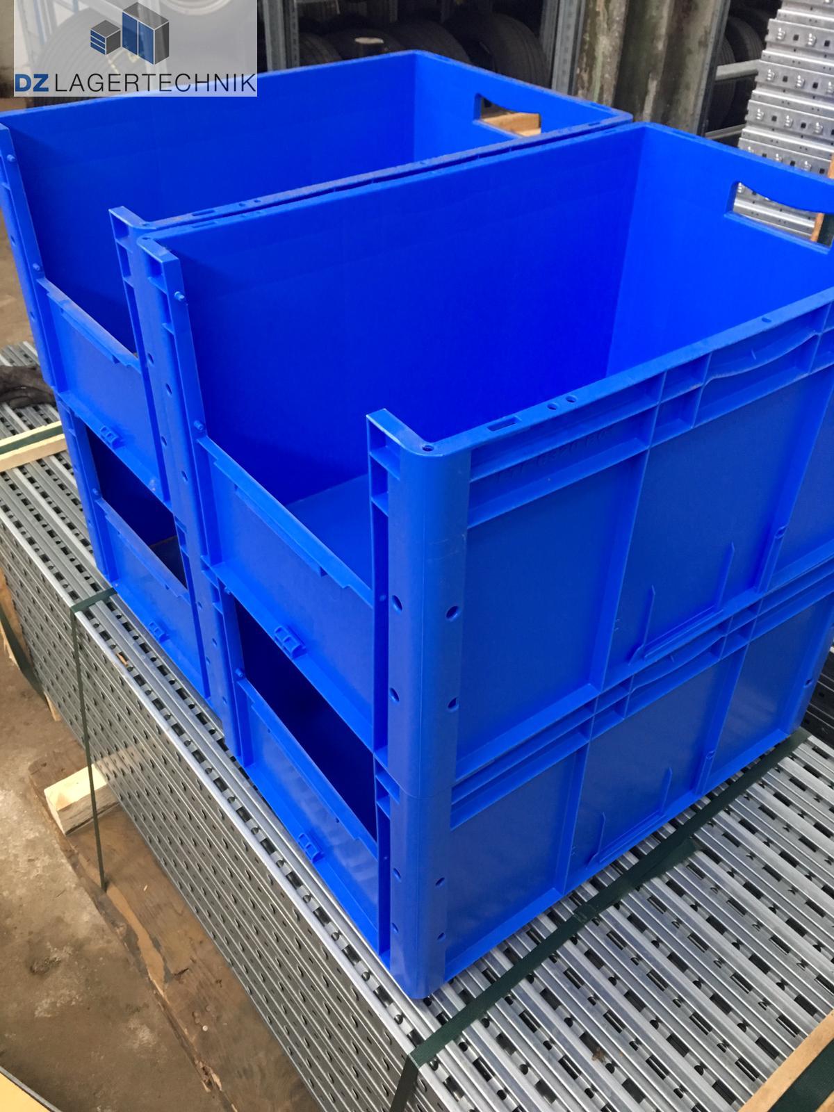 Eurokiste LTF 6320 B01 halboffen in blau von SSI Schäfer 600x400x320 – Bild 4