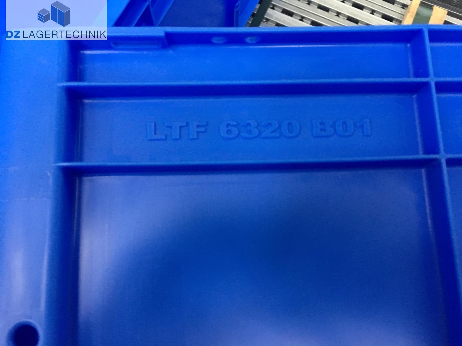 Eurokiste LTF 6320 B01 halboffen in blau von SSI Schäfer 600x400x320 – Bild 7