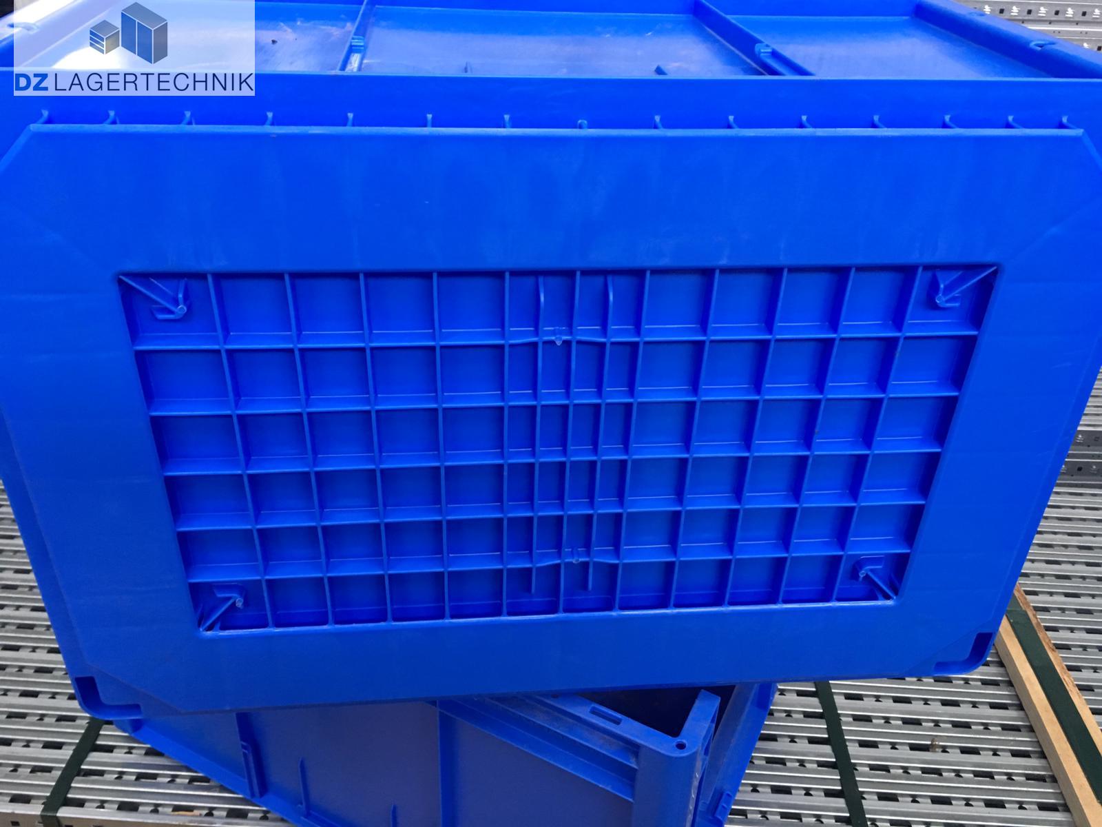 Eurokiste LTF 6320 B01 halboffen in blau von SSI Schäfer 600x400x320 – Bild 2