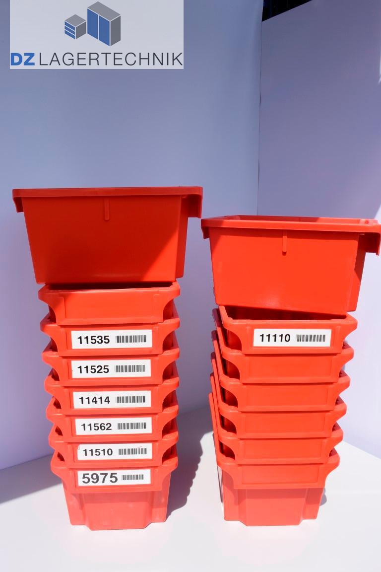 Lagerkasten KS 17 in rot von SSI Schäfer 360x265x190 – Bild 7