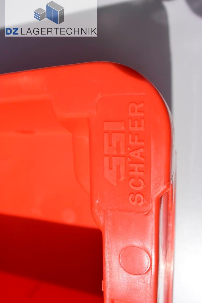 Lagerkasten KS 17 in rot von SSI Schäfer 360x265x190 – Bild 5