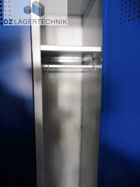 Kleiderspind 1x4 Abteile in blau 500x1230x1700 – Bild 3
