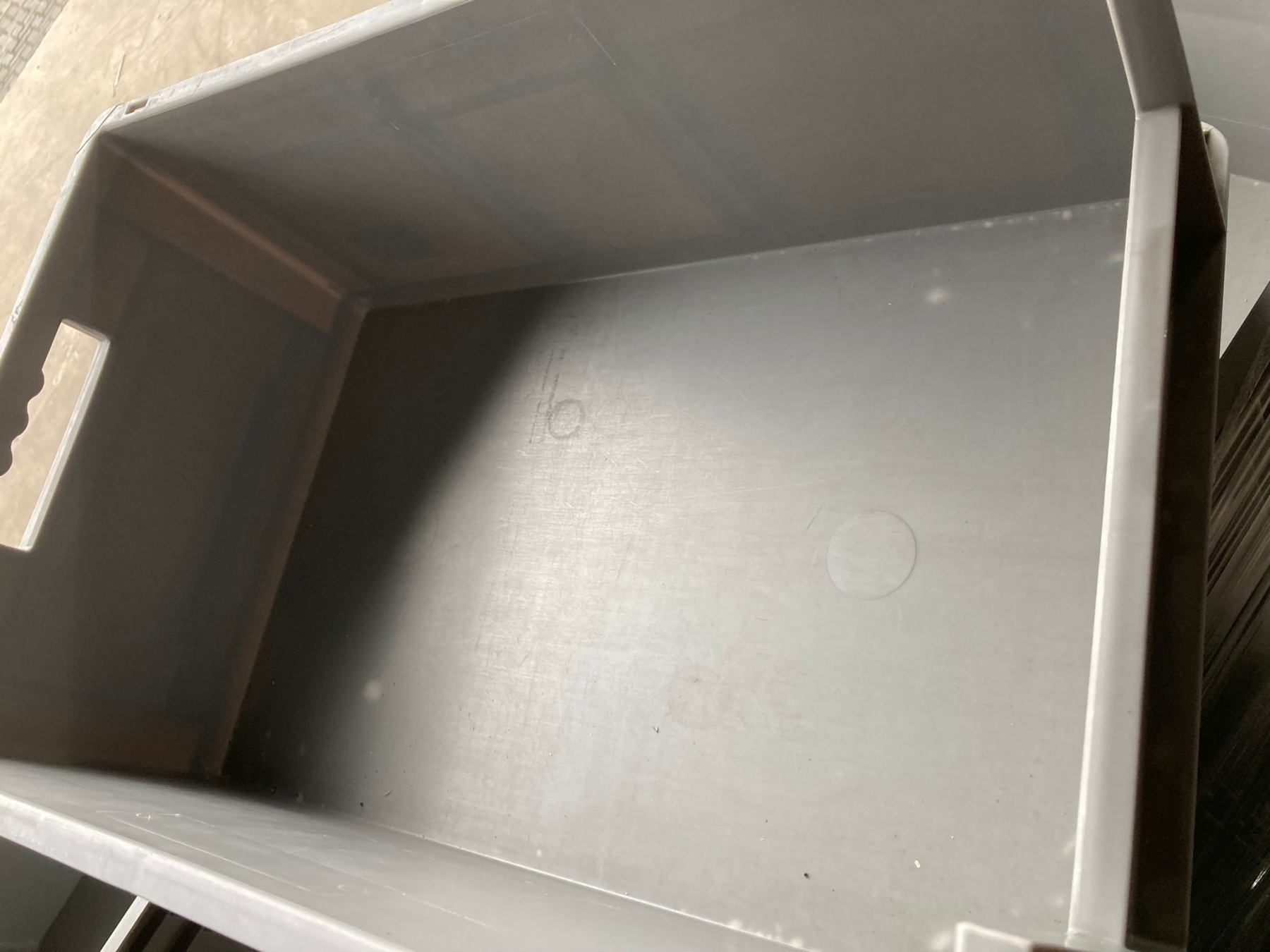 Lagerkiste EF 6220 D11 grau von SSI Schäfer 600x400x220 mm gebraucht – Bild 2