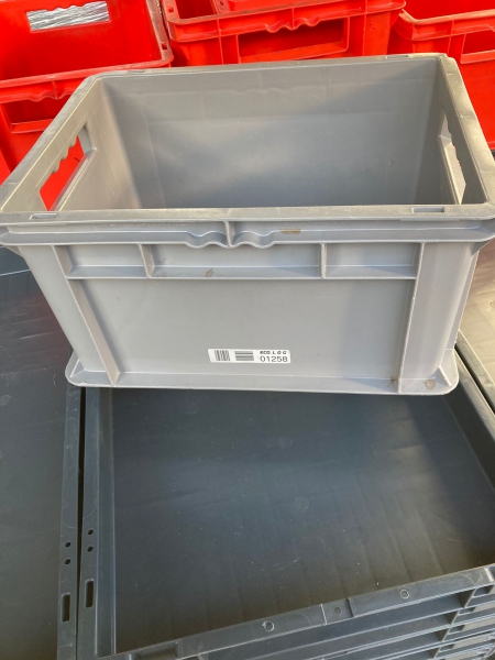 Eurokasten EF 4220 in grau von SSI Schäfer 400x300x220 gebraucht – Bild 4
