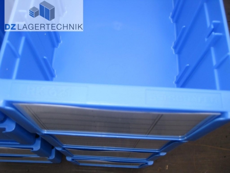 RK 621 Regalkasten mit Trennwand in blau von SSI Schäfer – Bild 8
