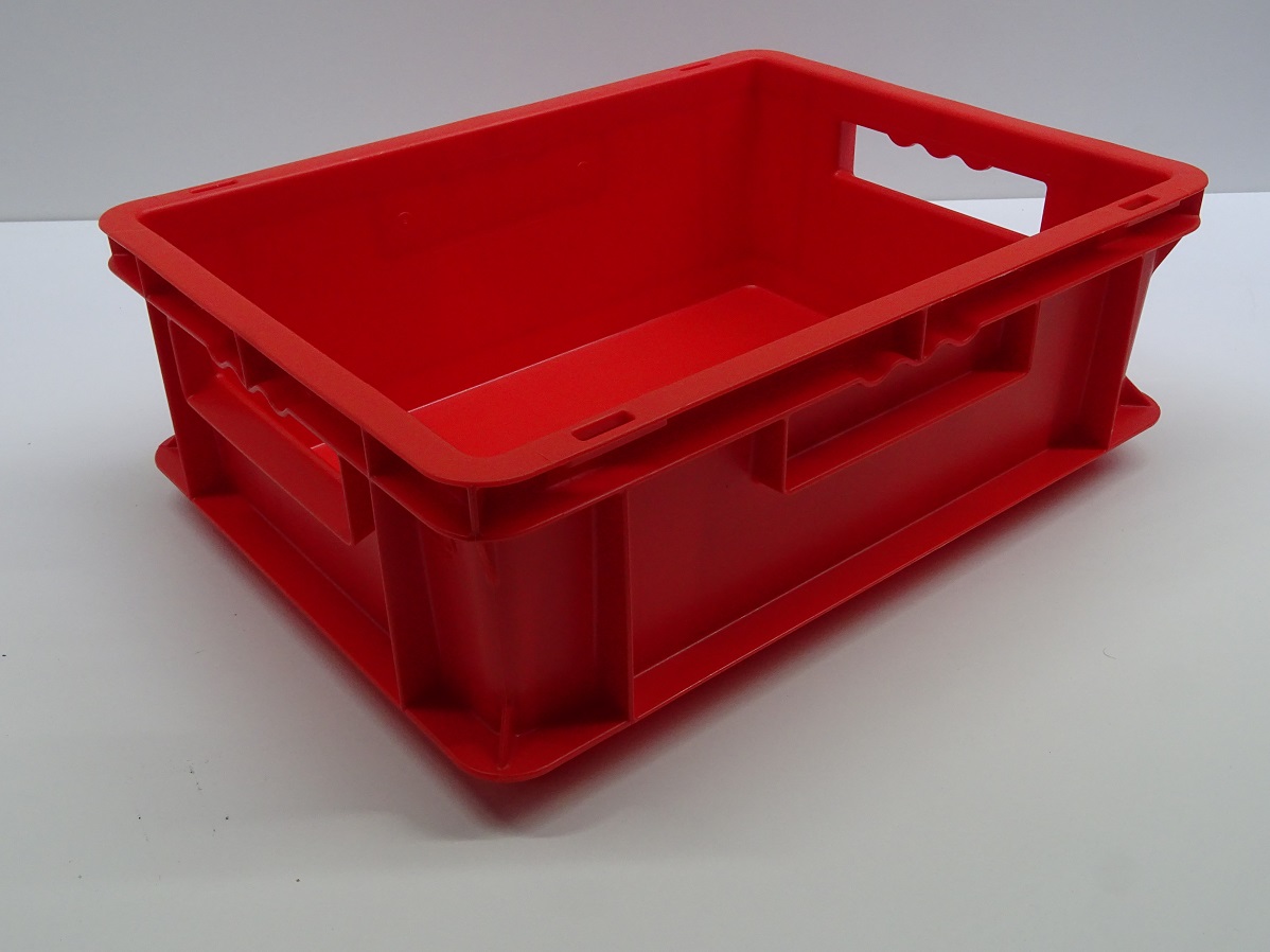 Lagerkiste EF 4140 in rot von SSI Schäfer 400x300x140 mm gebraucht