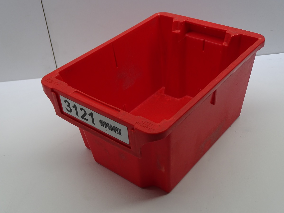 Lagerkasten KS 17 in rot von SSI Schäfer 360x265x190 mm (5 Stück)