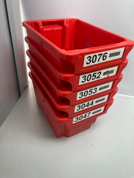 Lagerkasten KS 17 in rot von SSI Schäfer 360x265x190 mm (5 Stück) – Bild 6